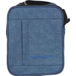 Granatowa, Mała Męska Torebka, Listonoszka, Saszetka na Ramię TBAPJNS41granat. Niebieskie listonoszki męskie Pako Jeans, w paski, z jeansu, na ramię, małe. Za 36,00 zł.