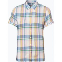 Marie Lund - Bluzka damska, różowy. Różowe bluzki damskie marki Marie Lund, w kratkę, ze skóry, eleganckie, bez kołnierzyka, bez rękawów. Za 149,95 zł.