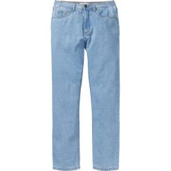 Dżinsy z elastycznymi wstawkami w talii CLASSIC FIT STRAIGHT bonprix jasnoniebieski. Niebieskie jeansy męskie bonprix, na co dzień, m, w paski, z jeansu. Za 74,99 zł.