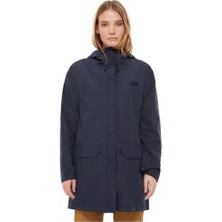 Kurtka przeciwdeszczowa The North Face Woodmont T94AG8H2G - granatowy. Niebieskie kurtki damskie The North Face, m, bez wzorów, bez kaptura. Za 684,99 zł.