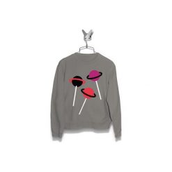 Bluza Kosmiczne Lizaki Męska. Szare bluzy damskie Failfake, xxl, bez wzorów, bez kołnierzyka, bez rękawów, bez kaptura. Za 170,00 zł.