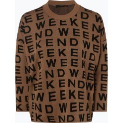 Weekend MaxMara - Damska bluza nierozpinana – Legno, beżowy. Brązowe bluzy damskie WEEKEND MaxMara, z dresówki, bez kaptura. Za 749,95 zł.