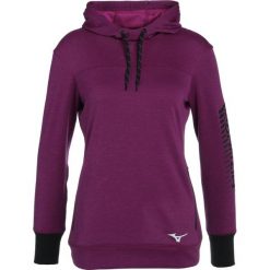 Bluzy rozpinane damskie: Mizuno HERITAGE Bluza z kapturem clover/black