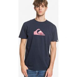 Quiksilver Comp Logo Koszulka Niebieski. Niebieskie podkoszulki męskie Quiksilver, xxl, z nadrukiem, z bawełny, z krótkim rękawem. Za 114,95 zł.