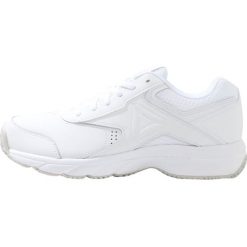 Reebok WORK N CUSHION 3.0 Obuwie do biegania treningowe white/steel. Białe buty sportowe męskie Reebok, z materiału, do biegania. Za 229,00 zł.