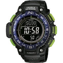 Zegarek barometr i wysokościomierz SGW 1000 2BER. Czarne plecaki męskie CASIO, bez wzorów. Za 549,99 zł.