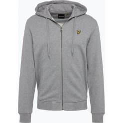 Bluzy męskie: Lyle & Scott – Męska bluza rozpinana, szary