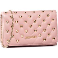 Torebka LOVE MOSCHINO - JC4251PP0AKE0601 Cipria. Różowe torebki klasyczne damskie Love Moschino, bez wzorów, ze skóry ekologicznej, wizytowe, bez dodatków. W wyprzedaży za 469,00 zł.