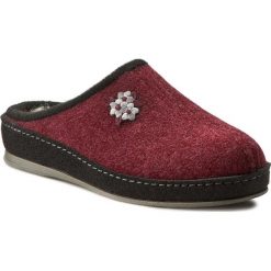 Kapcie damskie: Kapcie SCHAWOS – 320188-41 Schwarz/Bordo