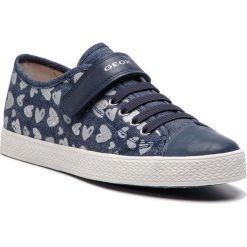 Trampki GEOX - J Ciak G. J J9204J 000SB C4138 D Avio/Silver. Niebieskie trampki dziewczęce Geox, bez wzorów, z gumy, na rzepy. Za 259,00 zł.