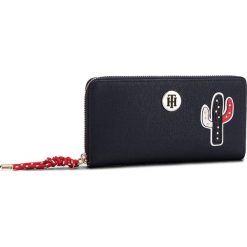 Duży Portfel Damski TOMMY HILFIGER - Th Buckle Lrg Za Wal AW0AW05563 902. Niebieskie portfele damskie TOMMY HILFIGER, ze skóry ekologicznej. W wyprzedaży za 279,00 zł.