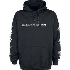 Disturbia Heavy Metal Hoodie Bluza z kapturem czarny. Czarne bluzy męskie marki Disturbia, l, z nadrukiem, z kapturem, bez rękawów, z kapturem. Za 164,90 zł.