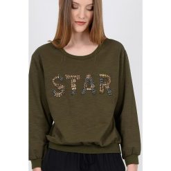 Bluza. Brązowe bluzy damskie marki Molly Bracken, m, z bawełny. Za 220,46 zł.