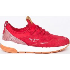 Pepe Jeans - Buty. Szare buty sportowe damskie marki Pepe Jeans, z jeansu. W wyprzedaży za 242,91 zł.