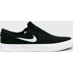Nike - Tenisówki SB Zoom Janoski Slip Rm. Czarne trampki męskie Nike, bez wzorów, ze skóry, bez zapięcia. W wyprzedaży za 299,90 zł.