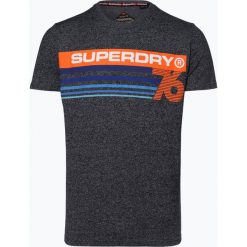 Superdry - T-shirt męski, niebieski. Niebieskie t-shirty męskie Superdry, xl, z nadrukiem, bez kołnierzyka. Za 119,95 zł.