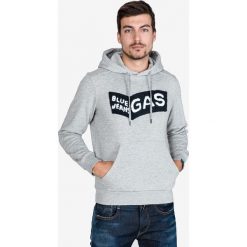 GAS Bluza Szary. Szare bluzy męskie Gas, l, bez wzorów, z bawełny, bez kołnierzyka, bez rękawów, bez kaptura. Za 514,95 zł.