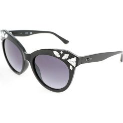 Damskie okulary przeciwsłoneczne w kolorze czarno-szarym. Okulary przeciwsłoneczne damskie Guess. W wyprzedaży za 175,95 zł.