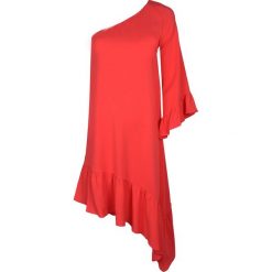 Pinko Sukienka "Cercare". Sukienki damskie Pinko, bez wzorów, z asymetrycznym kołnierzem, bez rękawów, asymetryczne. Za 479,00 zł.