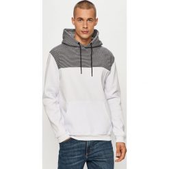 Brave Soul - Bluza. Białe bluzy męskie Brave Soul, s, bez wzorów, z poliesteru, z kapturem, bez rękawów, z kapturem. Za 99,90 zł.