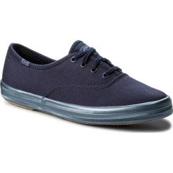 Tenisówki KEDS - Ch Shimmer WF57975 Navy. Niebieskie półbuty damskie Keds, bez wzorów, z gumy, bez zapięcia. W wyprzedaży za 139,00 zł.