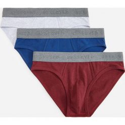 Bawełniane slipy 3 pack - Granatowy. Niebieskie slipy męskie Reserved, s, bez wzorów, z bawełny. Za 59,99 zł.