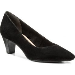 Półbuty TAMARIS - 1-22473-30 Black 001. Szare półbuty damskie skórzane marki Tamaris, na sznurówki. W wyprzedaży za 179,00 zł.