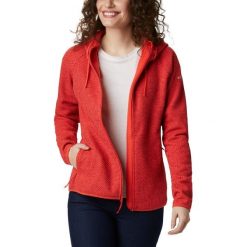 Bluza rozpinana Columbia Pacific Point 1773031847 - czerwony. Czerwone bluzy damskie Columbia, l, bez wzorów, bez rękawów, bez kaptura. Za 322,99 zł.