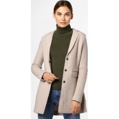 Opus - Płaszcz damski – Haiba, beżowy. Brązowe płaszcze damskie Opus, bez wzorów. Za 399,95 zł.