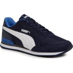 Sneakersy PUMA - St Runner V2 Nl 365278 28 Peacoat/Pw/Palace Blue. Niebieskie półbuty męskie Puma, na co dzień, bez wzorów, ze skóry ekologicznej, klasyczne, bez zapięcia. W wyprzedaży za 219,99 zł.