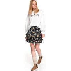 Plisowana spódniczka mini. Czarne spódniczki damskie Top Secret, na co dzień, na zimę, bez wzorów, mini. W wyprzedaży za 89,99 zł.
