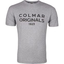 T- shirt Colmar. Szare t-shirty męskie Colmar, m, bez wzorów, z włoskim kołnierzykiem. Za 139,00 zł.