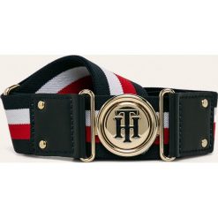 Tommy Hilfiger - Pasek. Paski damskie TOMMY HILFIGER, w paski, ze skóry. Za 219,90 zł.