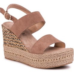 Espadryle LASOCKI - P562 Beige. Brązowe espadryle damskie Lasocki, bez wzorów, ze skóry, bez obcasa, na obcasie. W wyprzedaży za 139,99 zł.