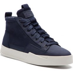 Sneakersy G-STAR RAW - Rackam Core Mid D10764-A599-990 Dk Saru Blue. Niebieskie półbuty męskie G-Star RAW, bez zapięcia. W wyprzedaży za 359,00 zł.
