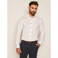 Koszula Tommy Hilfiger Tailored Poplin Classic TT0TT07593. Białe koszule męskie Tommy Hilfiger Tailored, m, bez wzorów, biznesowe, bez kołnierzyka, bez rękawów. Za 299,00 zł.