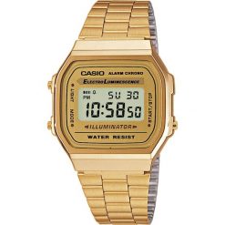 Zegarek CASIO - Vintage A168WG-9EF Gold/Gold. Żółte zegarki męskie CASIO. W wyprzedaży za 199,00 zł.