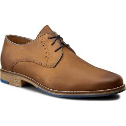 Półbuty LASOCKI FOR MEN - MB-CASTEL-05 Brązowy Jasny. Pomarańczowe półbuty męskie marki Lasocki For Men, ze skóry. Za 199,99 zł.
