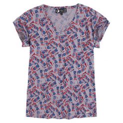 T-shirt w kolorze szarym ze wzorem. Szare t-shirty damskie Pepe Jeans, Mexx, Pierre Cardin, xxs, bez wzorów, z bawełny, bez kołnierzyka. W wyprzedaży za 84,95 zł.