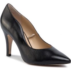 Szpilki CAPRICE - 9-922412-23 Black Nappa 022. Czarne półbuty damskie Caprice, bez wzorów, ze skóry, bez obcasa, na obcasie, bez zapięcia. Za 249,00 zł.