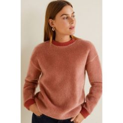 Mango - Bluza Nora. Różowe bluzy damskie Mango, s, z nadrukiem, z poliamidu, bez rękawów, bez kaptura. W wyprzedaży za 79,90 zł.