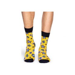 Skarpetki Happy Socks BNG01-2000. Szare skarpetki męskie Happy Socks, z bawełny. Za 24,43 zł.