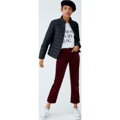 Pikowana kurtka basic. Czarne kurtki damskie pikowane Pull&Bear. Za 79,90 zł.