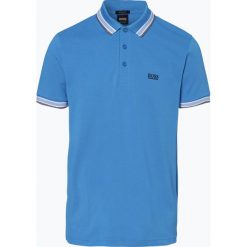 BOSS Athleisurewear - Męska koszulka polo – Paddy, niebieski. Niebieskie koszulki męskie BOSS Athleisurewear, xxl, w paski, klasyczne, polo, bez rękawów. Za 349,95 zł.