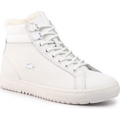 Sneakersy LACOSTE - Straight Setthermo 41911Cfa 7-38CFA000518C Off Wht/Off Wht. Białe półbuty damskie Lacoste, ze skóry. W wyprzedaży za 399,00 zł.