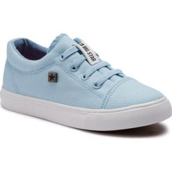 Tenisówki BIG STAR - DD374075 Blue. Niebieskie półbuty dziewczęce BIG STAR, bez zapięcia. W wyprzedaży za 99,00 zł.