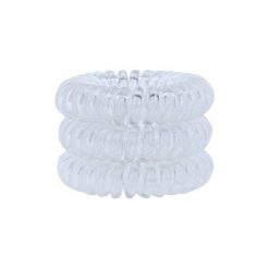 Ozdoby do włosów: Invisibobble Power Hair Ring gumka do włosów 3 szt dla kobiet Crystal Clear
