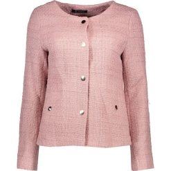 Blezer w kolorze jasnoróżowym. Różowe bolerka i narzutki damskie marki Cashmere & Jackets, s, bez wzorów, bez rękawów. W wyprzedaży za 194,95 zł.