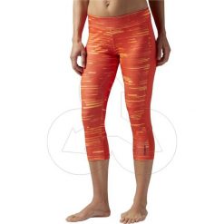 Legginsy damskie Reebok Workout BK5079. Spodnie damskie Reebok, ze skóry. W wyprzedaży za 79,99 zł.