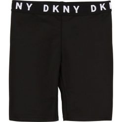 Dkny - Szorty dziecięce 110-146 cm. Czarne spodenki dziewczęce DKNY, z aplikacjami, z dzianiny, casualowe. Za 169,90 zł.